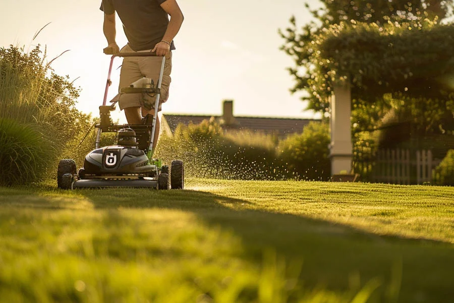 electric cordless push mower